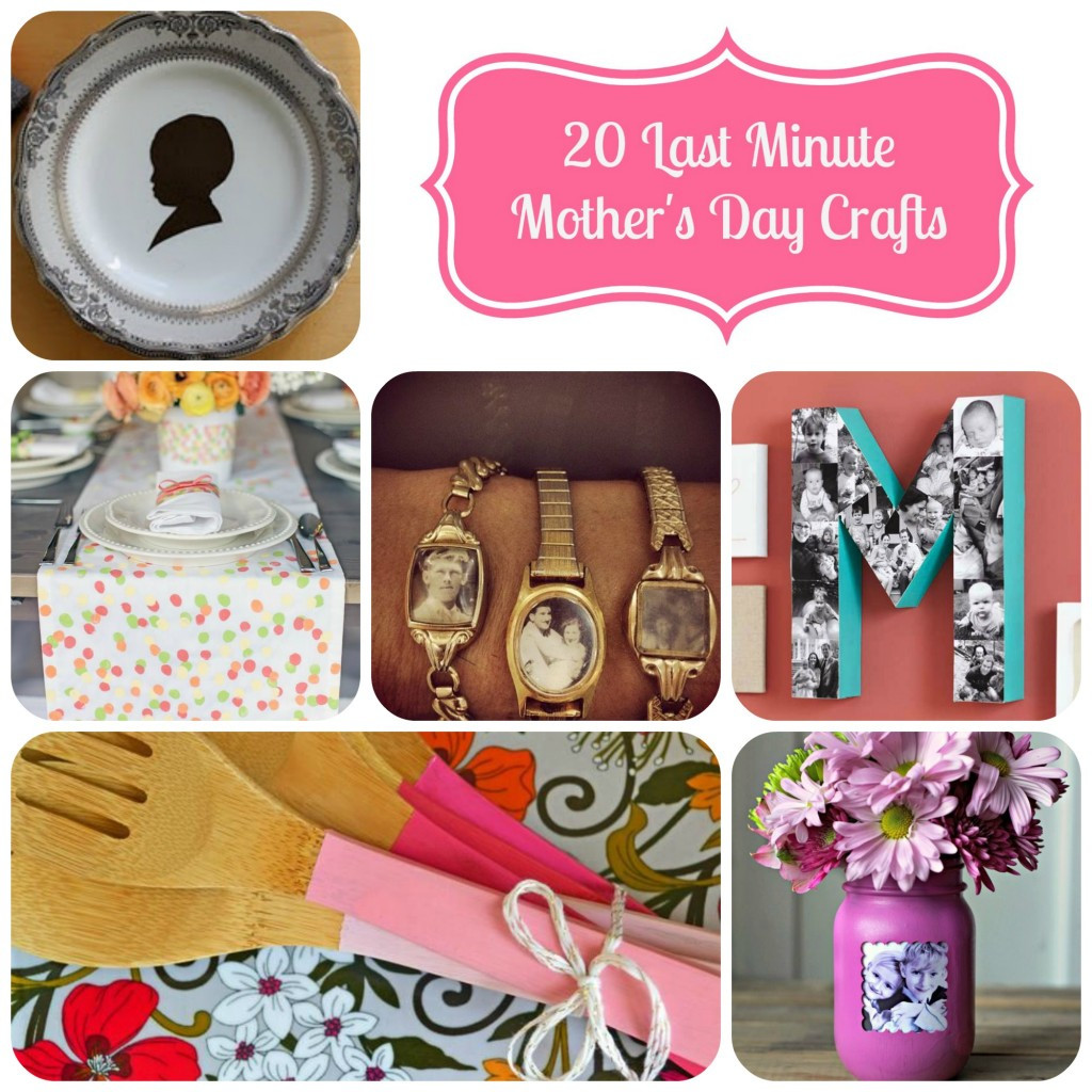Last Minute Mothers Day Gift
 20 Last Minute Mother s Day Crafts