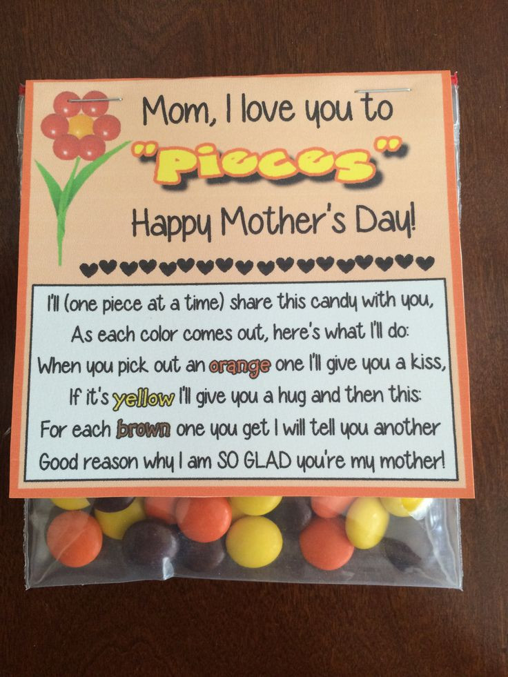 Lds Mothers Day Gift Ideas
 Reeses Pieces Mother s Day LDS Primary treat