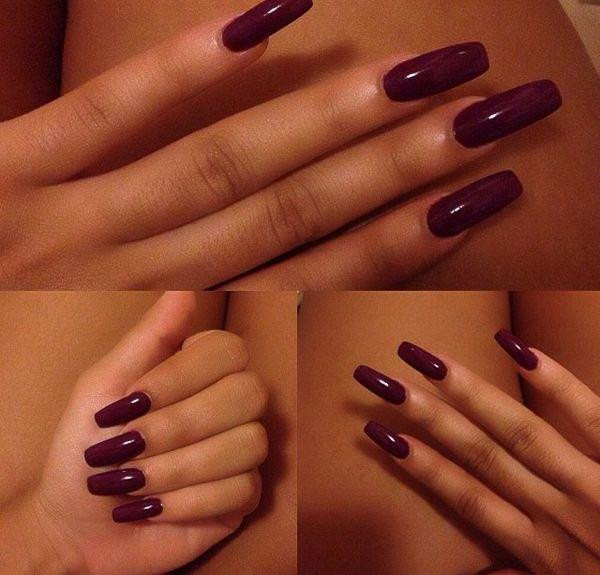 Long Nail Colors
 50 Amazing Burgundy Nails You Definately Have to Try