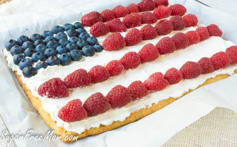 Low Carb 4Th Of July Recipes
 Low Carb Patriotic Dessert Pizza Keto Grain Free