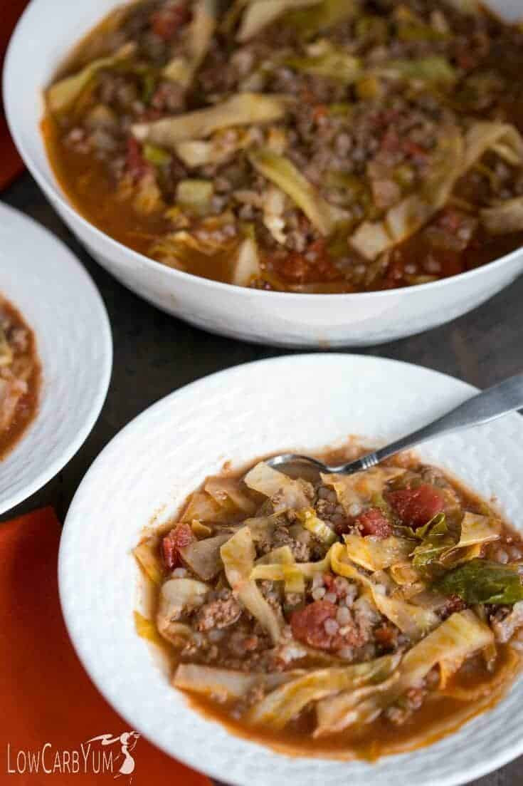 Low Carb Cabbage Recipes
 low carb unstuffed cabbage soup recipe port