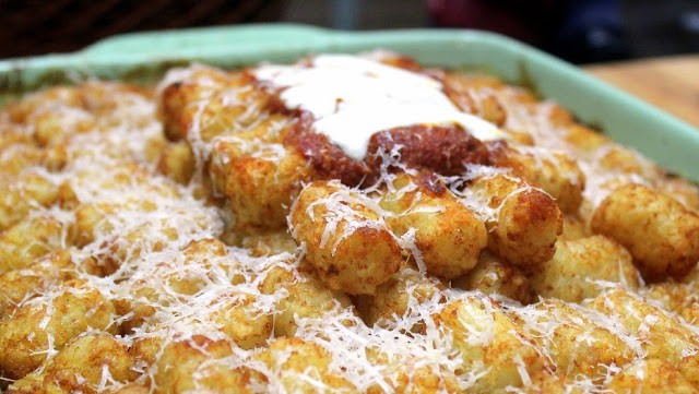 Main Dishes Potluck
 52 Ways to Cook Tater Tot Chicken Parmesan PLUS Casserole
