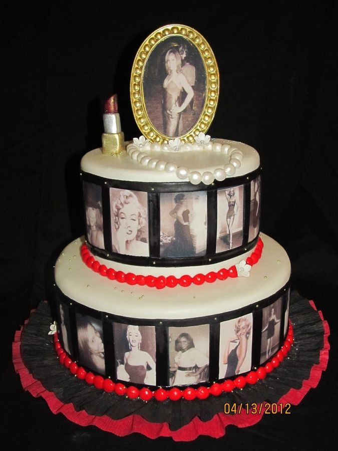 Marilyn Monroe Birthday Cake
 Marilyn Monroe