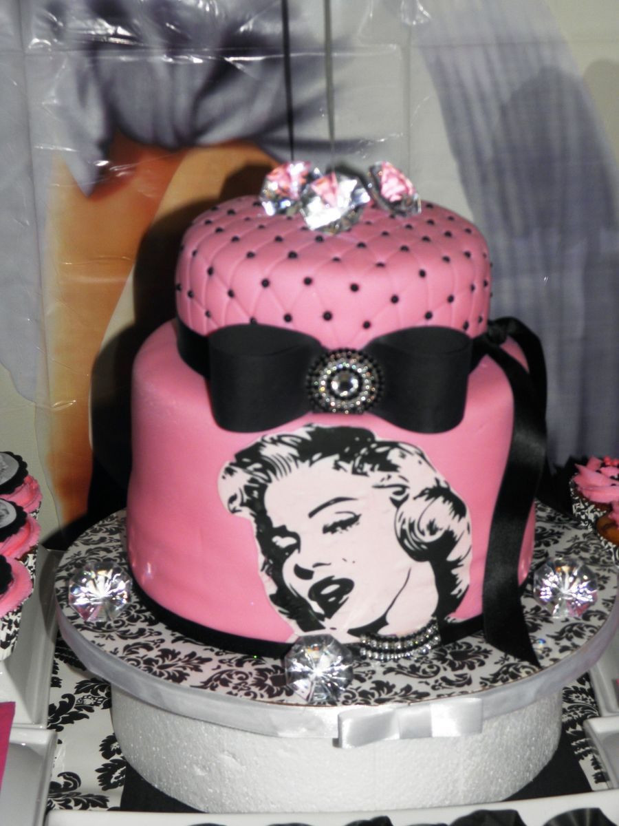 Marilyn Monroe Birthday Cake
 Marilyn Monroe Cake Birthdays