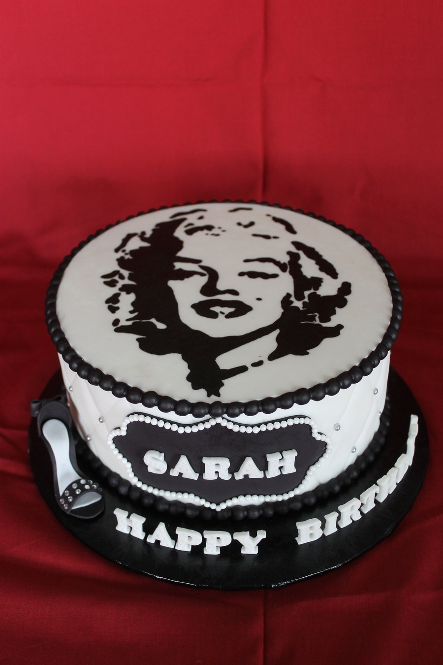 Marilyn Monroe Birthday Cake
 Marilyn Monroe Themed Birthday Cake CakeCentral