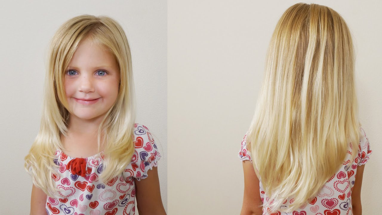Medium Length Hairstyles For Little Girls
 How To Cut Girls Hair Long Layered Haircut for Little
