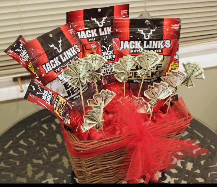 Mens Valentines Day Gift Basket
 A Manly Gift My Projects