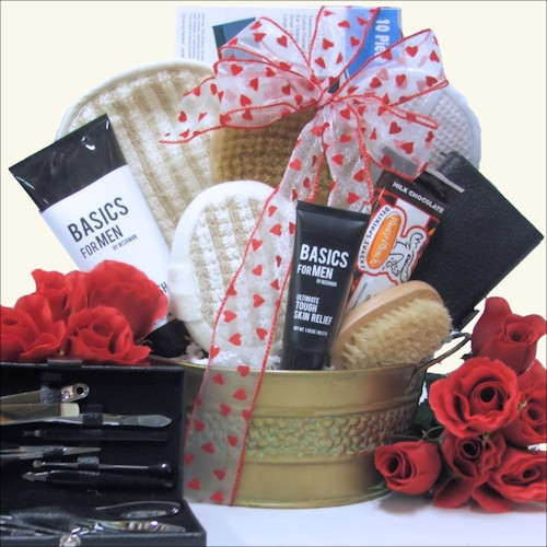 Mens Valentines Day Gift Basket
 Men Valentine Gift Baskets for Him Valentine Gift Ideas