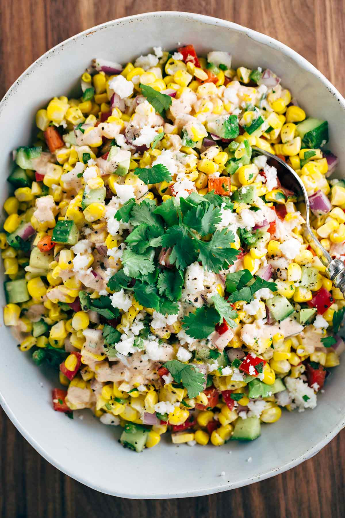 Mexican Street Corn Salad
 Mexican Street Corn Salad with Chipotle Dressing