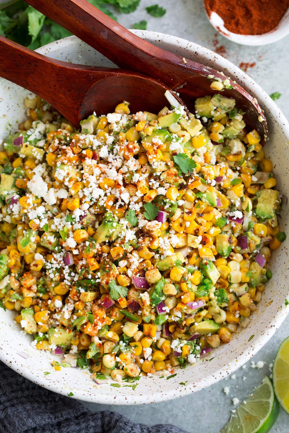 Mexican Street Corn Salad
 Mexican Street Corn Salad with Avocado Cooking Classy