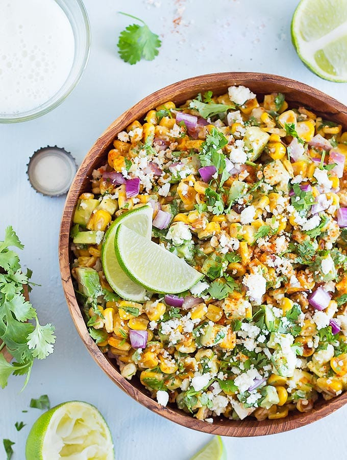 Mexican Street Corn Salad
 Mexican Street Corn Salad with Avocado As Easy As Apple Pie