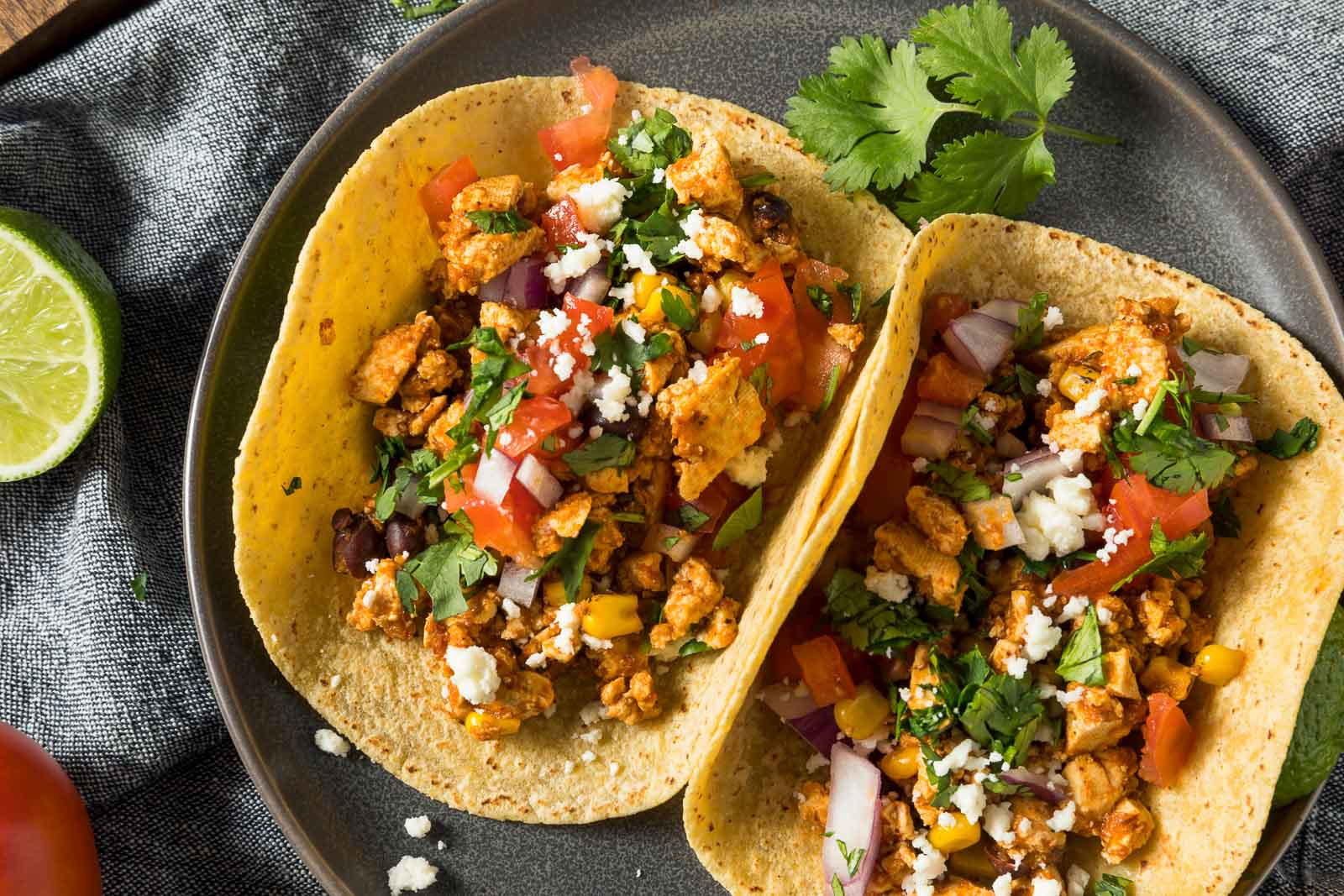 Mexican Tofu Tacos
 Mexican Taco Recipe With Spicy Tofu Crumble by Archana s