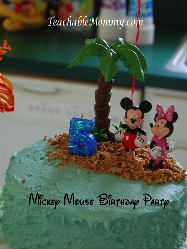 Mickey Mouse Beach Party Ideas
 Mickey Mouse Clubhouse Luau Birthday Party Teachable
