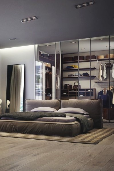Modern Mens Bedroom
 20 Masculine Men s Bedroom Designs Next Luxury