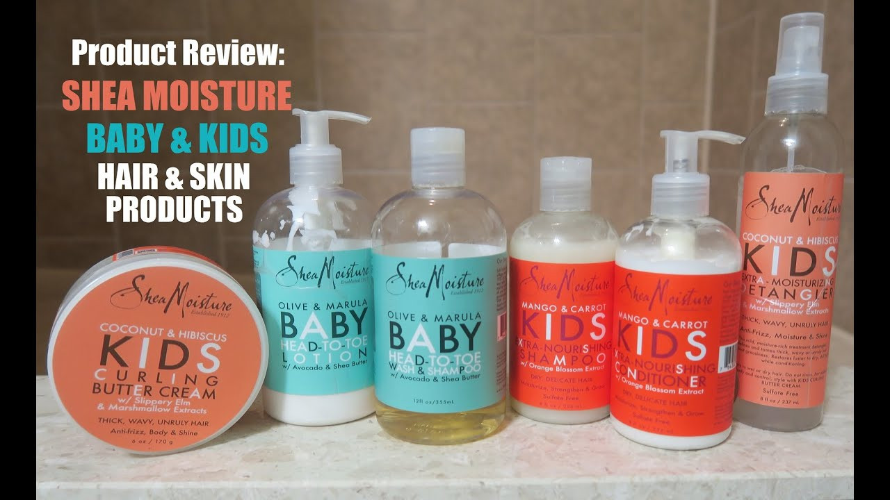 Moisturizer For Black Baby Hair
 Product Review Shea Moisture Baby & Kids Hair
