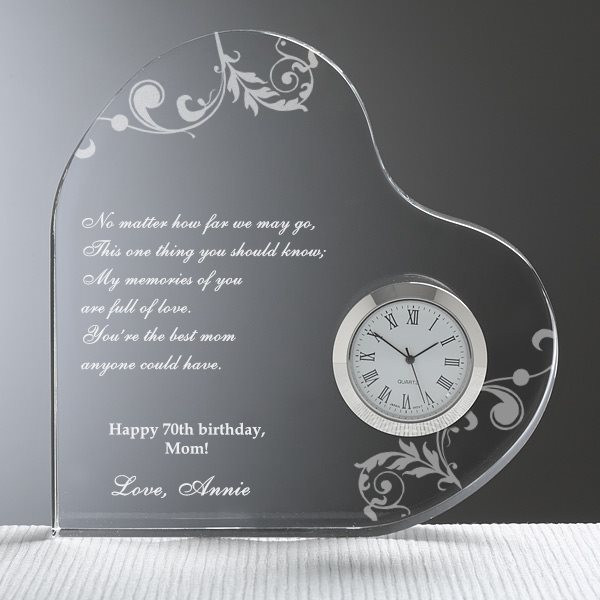 Mother 70Th Birthday Gift Ideas
 70th Birthday Gift Ideas for Mom