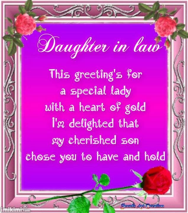 Mother In Law And Daughter In Law Relationship Quotes
 Daughter In Law Quote s and for