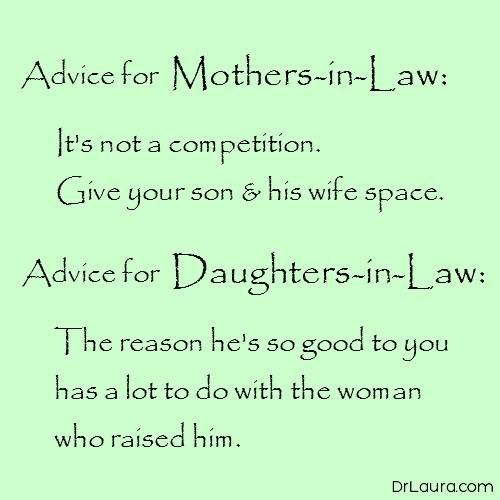 Mother In Law And Daughter In Law Relationship Quotes
 88 best A Little Bit of "In Laws" son dau mot fat
