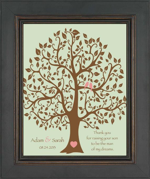 Mother In Law Wedding Gift Ideas
 Wedding Gift for Mother In Law Thank you by KreationsbyMarilyn