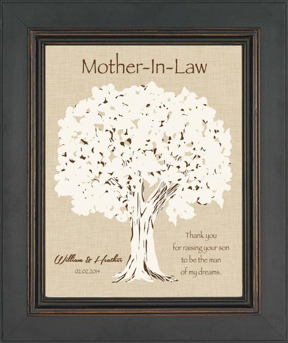 Mother In Law Wedding Gift Ideas
 Wedding Gift for Mother In Law Future Mom by