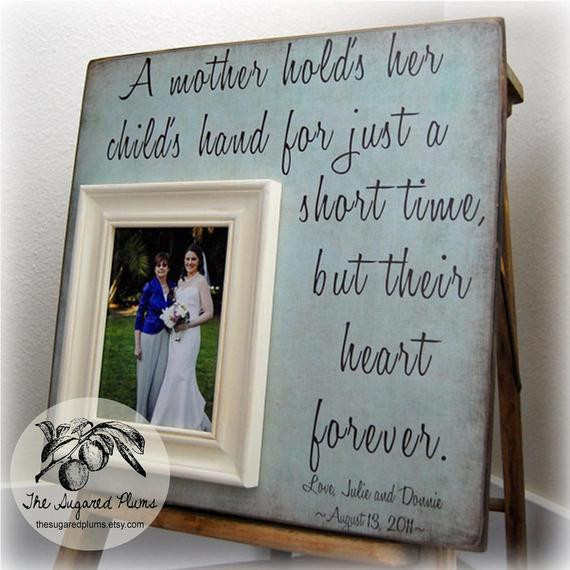 Mother Of The Bride Gift Ideas
 Mother of the Bride Gift Personalized Picture Frame A Mother