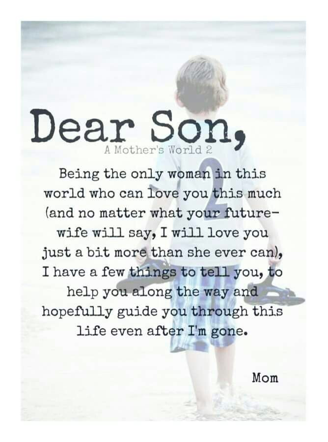 Mother Quotes To Son
 197 best images about My handsome little man on Pinterest