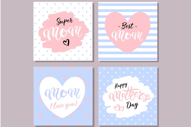 Mother's Day Card Craft
 Happy Mother s Day Cards Blue By DarinaDreamers Store