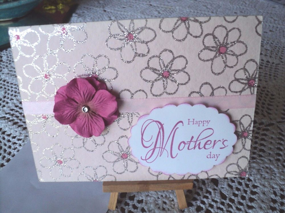 Mother's Day Card Craft
 HAPPY MOTHER S DAY HANDMADE GREETING CARD 295 FLOWERS