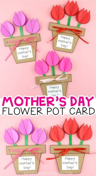 Mother's Day Card Craft
 Mother s Day Flower Pot Craft Kids Crafts Teaching Our
