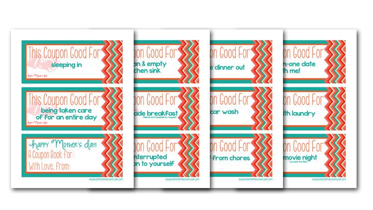 Mother's Day Coupon Book Ideas
 Mother s Day Printable Coupon Book