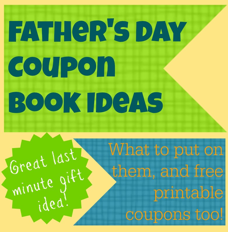 Mother's Day Coupon Book Ideas
 Father s Day Coupons Perfect Gift Ideas from Kids