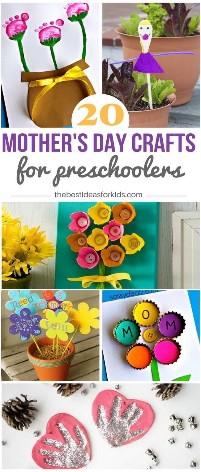 Mother's Day Craft For Kindergarten
 20 Mother s Day Crafts for Preschoolers