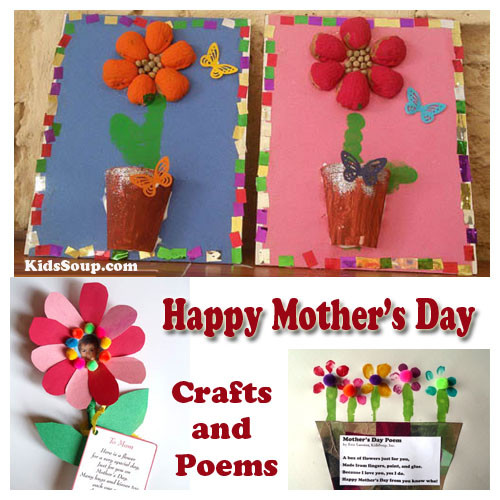 Mother's Day Craft For Kindergarten
 Mother s Day Preschool Crafts Artworks and Poems