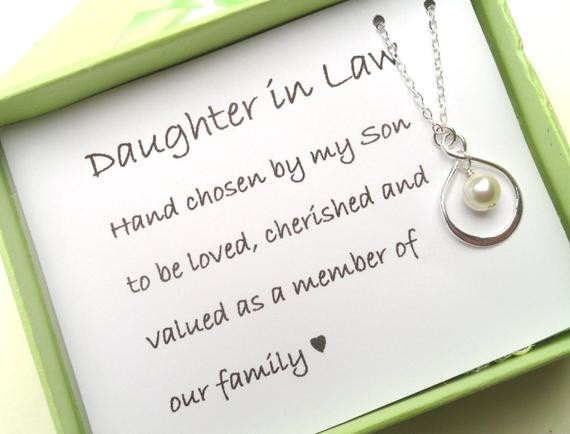 Mother'S Day Gift Ideas For Daughter In Law
 Daughter In Law Gift Gift Boxed Jewelry by Alwaysabridesmade