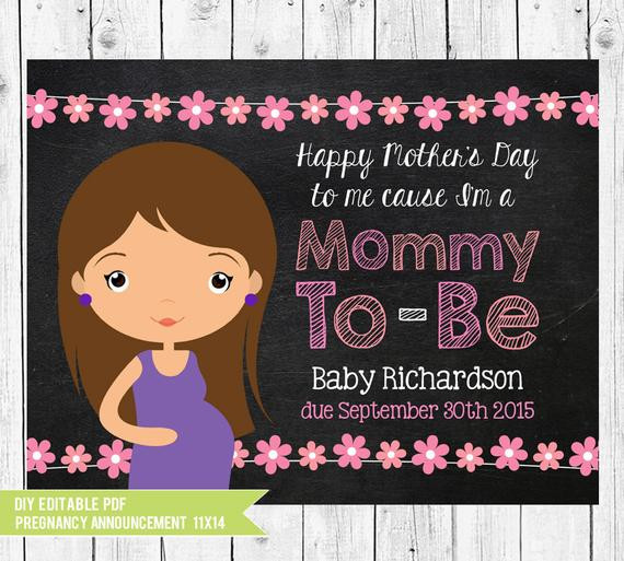 Mother'S Day Gift Ideas For Pregnant Mom
 Mother s Day Pregnancy Announcement Mothers Day