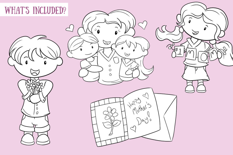 Mother's Day Photo Ideas
 Mother s Day Digital Stamps By Keepin It Kawaii