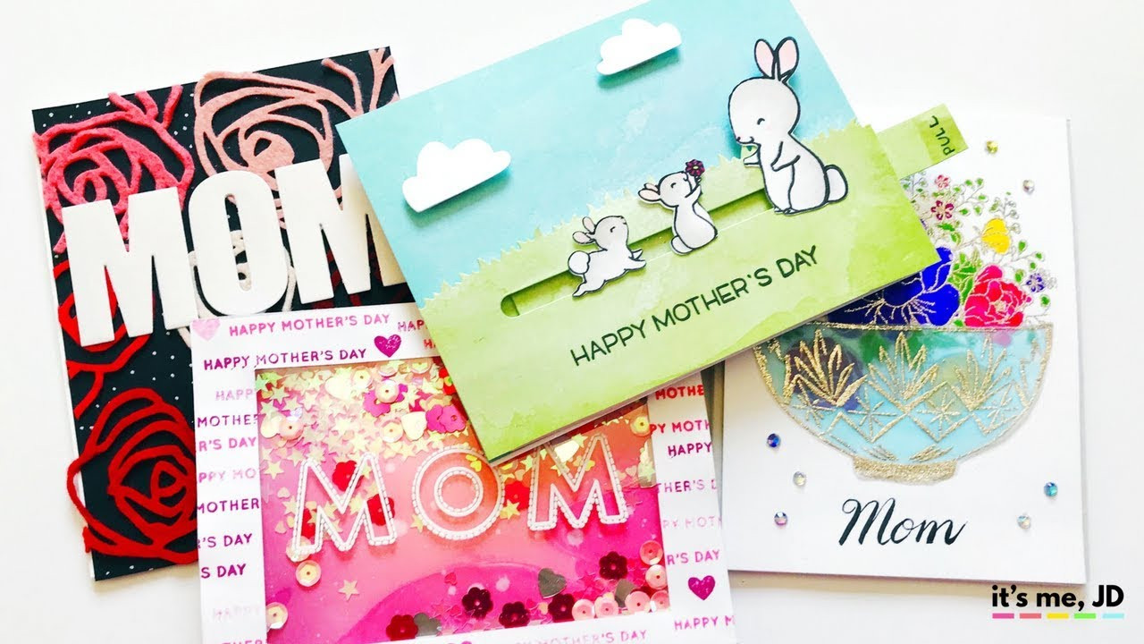 Mothers Day Cards Ideas
 4 EASY IDEAS FOR HANDMADE MOTHER S DAY CARDS