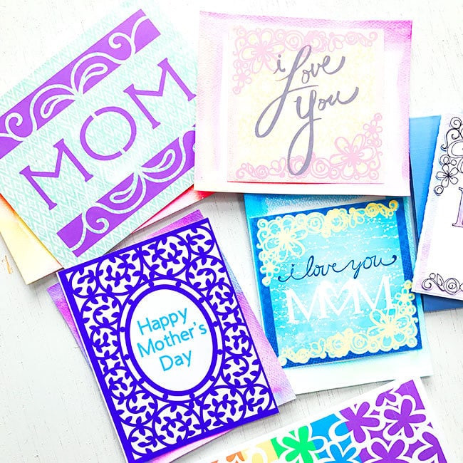 Mothers Day Cards Ideas
 Mother s Day Card Ideas to Make with Your Cricut 100