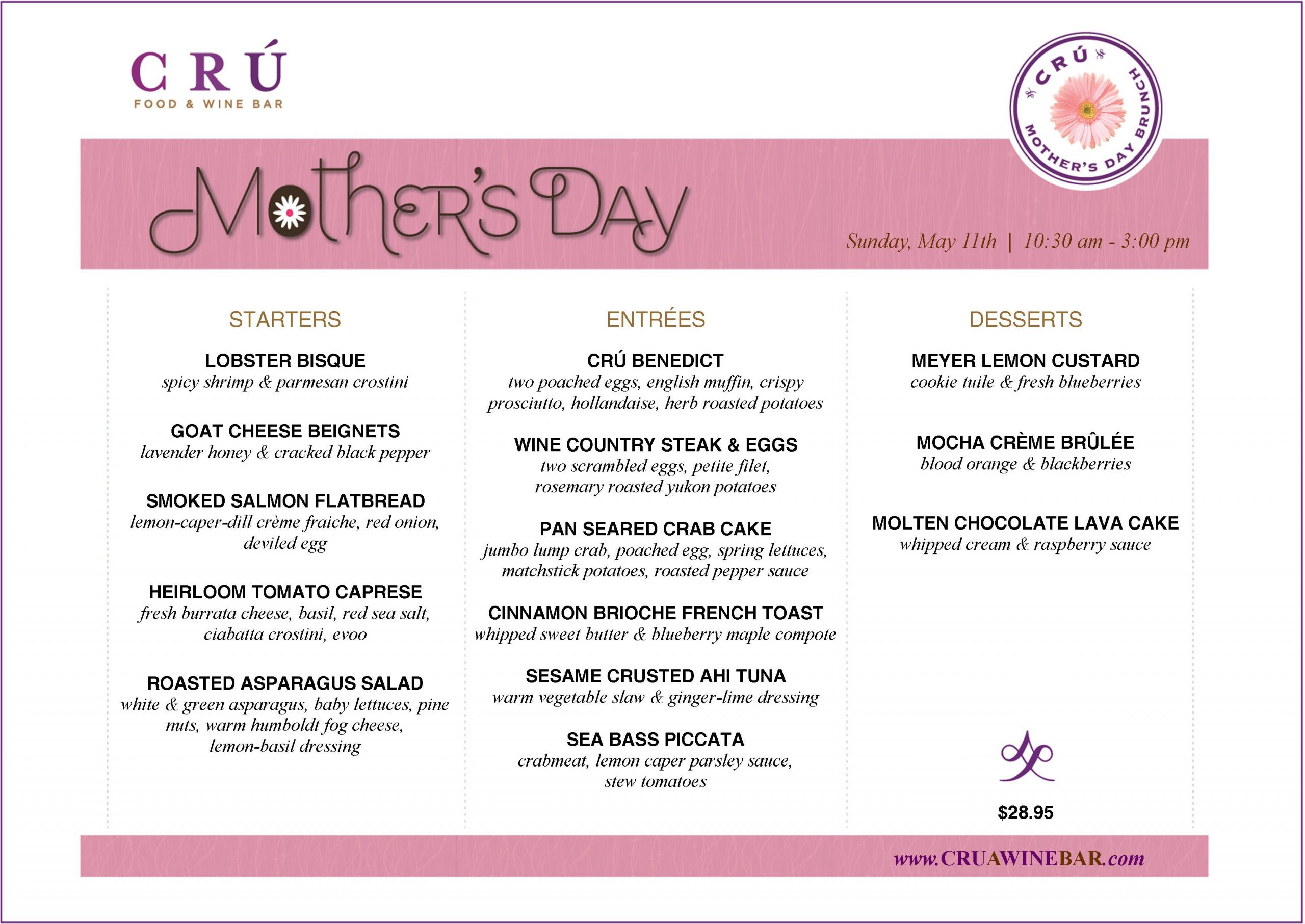 Mothers Day Dinner Menus
 Where to Dine on Mother s Day in Dallas 2014 D Magazine