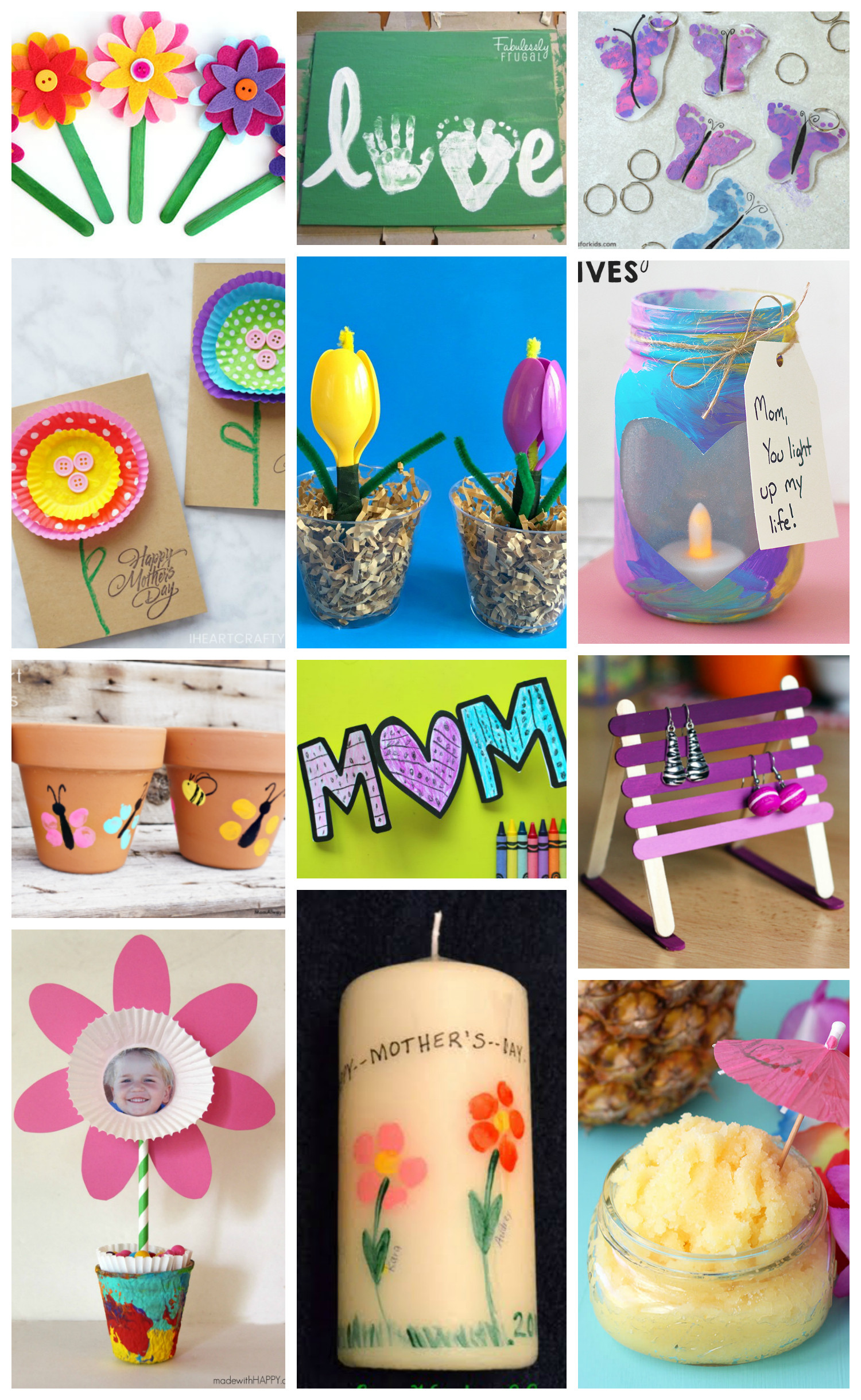 Mothers Day Gift Ideas For Kids To Make
 Easy Mother s Day Crafts for Kids Happiness is Homemade