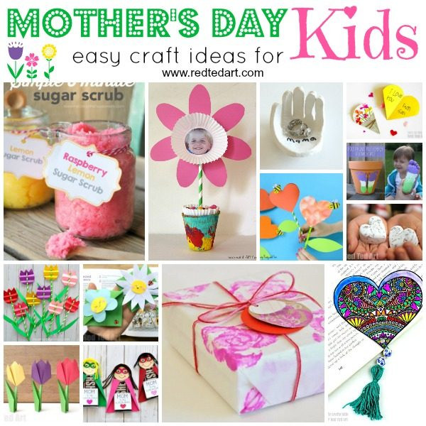 Mothers Day Gift Ideas For Kids To Make
 Mini Vase Cards for Real Flowers Red Ted Art