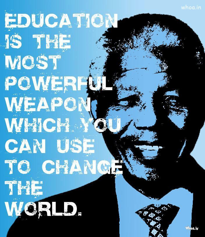 Nelson Mandela Quote On Education
 Gandhi Quotes Education QuotesGram