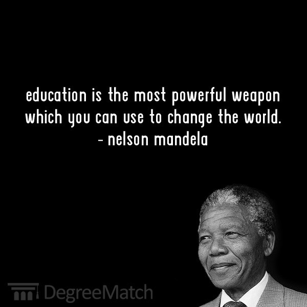 Nelson Mandela Quote On Education
 Nelson Mandela’s life and achievements from birth to date