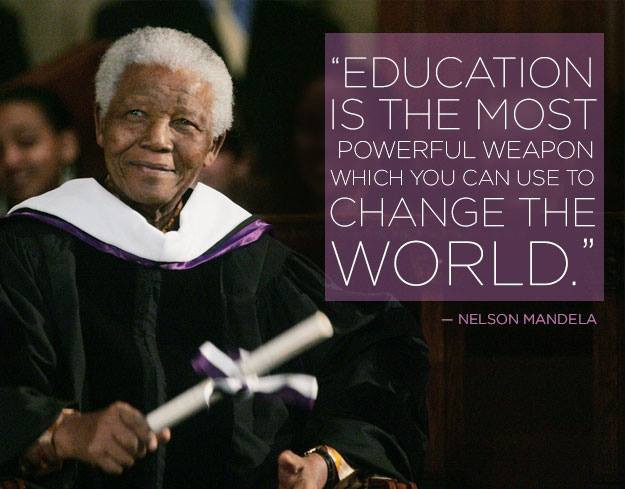 Nelson Mandela Quote On Education
 Nelson Mandela Education Quotes QuotesGram