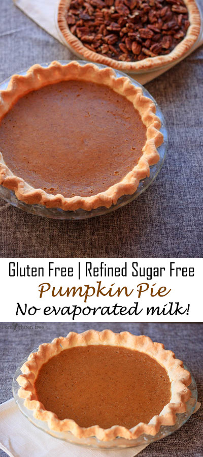 No Dairy Pumpkin Pie
 Old Fashioned Pumpkin Pie Refined Sugar Free No