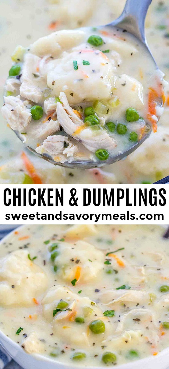 Old Fashioned Chicken And Dumplings Recipe
 Old Fashioned Chicken and Dumplings [Video] Sweet and