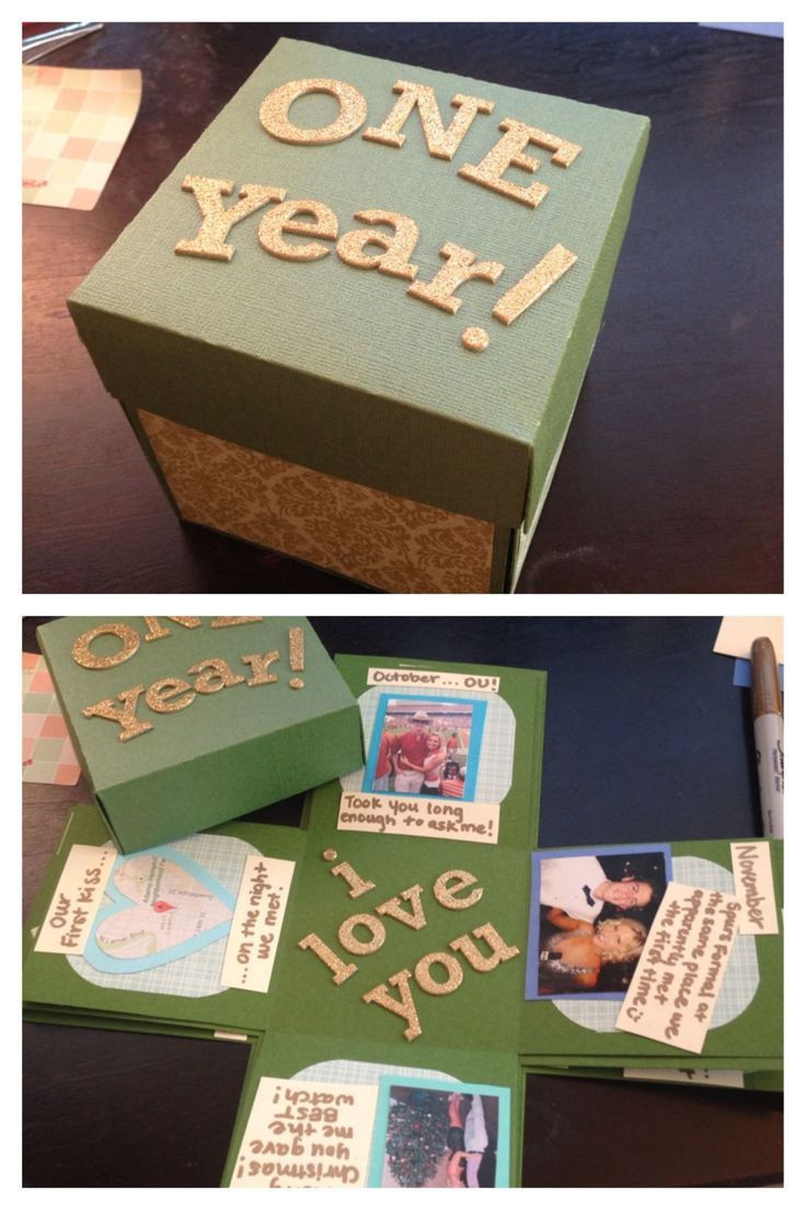 One Year Anniversary Gift Ideas For Girlfriend
 Glitter Adventure "Exploding Box" Class
