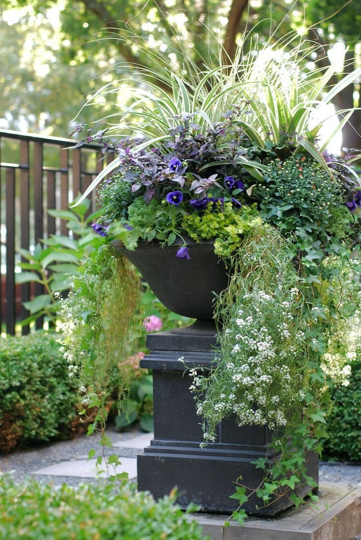 Outdoor Landscape Flowers
 outdoor planter container urn design Google Search