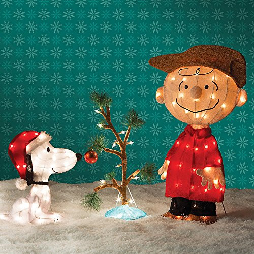 Peanuts Outdoor Christmas Decorations
 Peanuts Christmas Yard Stakes