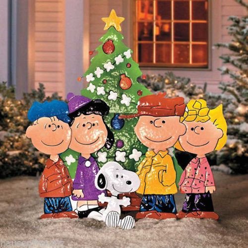Peanuts Outdoor Christmas Decorations
 Peanuts Charlie Brown Christmas Yard Decor Tree Snoopy